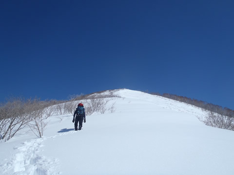 三国山登頂