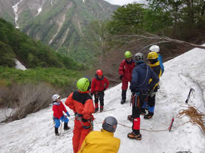 雪上訓練