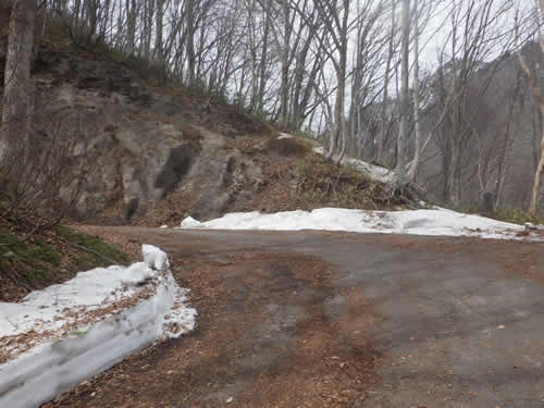 除雪後