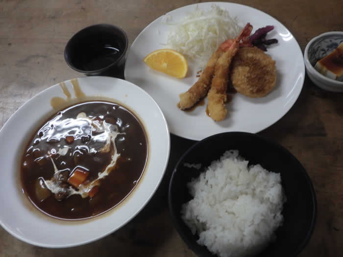 劒沢小屋夕食二日目