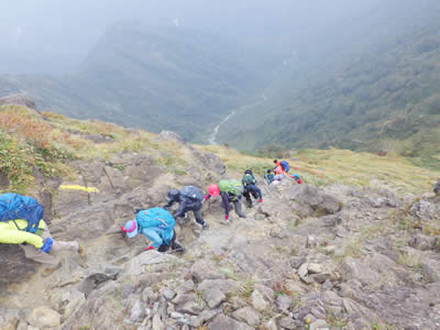 谷川岳西黒尾根